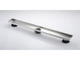 28 Inch Linear Shower Drain with 2-in-1 Flat & Tile Insert Removable Cover, 304 Stainless Steel with 34965865