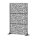 Metal Privacy Screens and Plastic Panels with Free Standing, Freestanding Outdoor Indoor Privacy W1859P215052