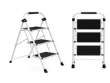 Step Ladder,Folding Step Stools 330 lbs Capacity, 2-Inch Thin for Storage, Anti-Slip Pedals & 26310862