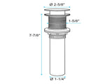 Bathroom Sink Single Handle Faucet with Pop-Up Drain 02535846