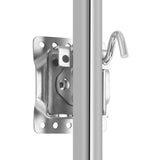 ZNTS 2000 lbs Boat Trailer Jack with 6”Wheel, Heavy Duty Marine Swivel Trailer Jack, Zinc-Plated Finish 58251971