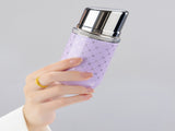 Portable Insulated Cup with Built-in Lipstick Mirror Lipstick Tumbler 160mL brown 56850232