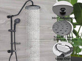 Shower Head with Handheld Shower System with 8" Rain Shower Head W121949130