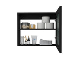 Luma Medicine Cabinet with Mirror Door 20.5" High Cabinet Organizer with Two interior Shelves for B200P235864