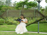 Camping Hammock, Portable Double Hammock with Net,600lbs Load 2 Persons Hammock w/Mosquito Net 91359901