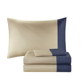 Twin XL Plaid Comforter Set with Bed Sheets B03595827