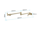 Pot Filler Faucet Wall Mount 57602271