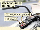 Three-Wheel Electric Motorcycle Battery-Powered with Headlight Music Forward And Reverse Grey Kids 81854975