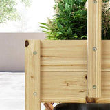 Garden Bed Galvanized PlanterRaised Garden Bed with Trellis 27587622
