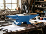 44 lbs Single Horn Steel Anvil with Round Square Holes, Rugged Blacksmith Forge Tool for Jewelers 60436319