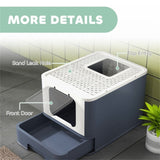 ZNTS Fully Enclosed Cat Litter Box/Cat Litter Box 36599739