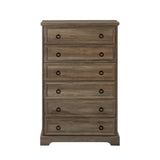 Modern 6 Drawer Dresser, Dressers for Bedroom, Tall Chest of Drawers Closet Organizers & Storage W2275P149120