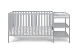 Palmer 3-in-1 Convertible Crib and Changer Combo Gray B02263650