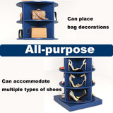 Blue 360 Rotating shoe cabinet 6 layers W1320P164953