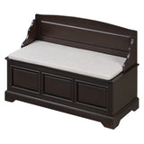 TREXM Shoe Bench, Retro Shoe Bench with Safe Soft-Close Devices, Chest with Hidden N715P198568L
