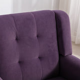 Modern Soft Velvet Material Ergonomics Accent Chair Living Room Chair Bedroom Chair Home Chair With W676P313949
