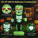 LED-Lit Inflatable Frankenstein - 90s Fast Inflation Waterproof Outdoor Halloween Decor with 19029037
