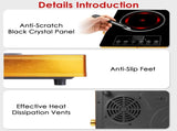 7000W Double Burner Electric Cooktop 110V, 2x3500W Rapid Heating Hot Plate with 4 Preset Modes 10341766