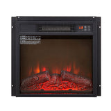 Electric Fireplace Insert 18" 1400W 120V ,Equipped with remote control, ultra thin heater with log 31245876