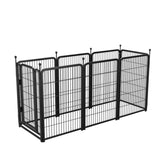 ZNTS Dog Playpen 8 Panels 40" Height Heavy Duty Dog Fence Puppy Pen for Large Medium Small Dogs Indoor W368P233995