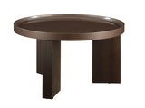 Lakita Dark Blond High Gloss & Smoked Oak End Table B2726P442584