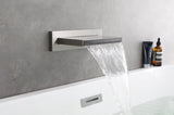 ZNTS SHOWER Waterfall Waterfall Tub Faucet Wall Mount Tub Filler Spout For Bathroom sink Multiple Uses W127257878