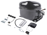 Hermetic Refrigeration Compressor Black 220-240V 50Hz 1/3 HP 1 Phase AEA2413YXA 57147226