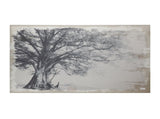 59" x 39" Large Arboreal Shelter Canvas Art Print, Traditional Style Floral Wall Art, Home Decor W2078130253
