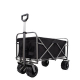 ZNTS Outdoor Garden Park Utility kids wagon portable beach trolley cart camping foldable with big wheels W321P206632