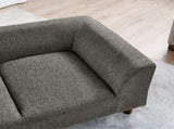 Pet sofa with backrest and armrests, modern rectangular pet sofa suitable for small and medium dogs, 14730557