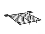 Queen Size Bed Frame , Heavy Duty Metal Bed Frame, Quick & Easy Assembly, LED light, No Noise, Black W311P416235