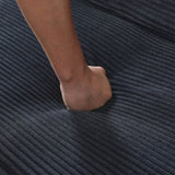 This 66-inch corduroy sofa bed flexibly adapt to the living room, apartment and bedroom, and it W3371P311444