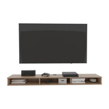 Luft 71" Wide 3-Shelves Floating TV Stand,Wall Mounted, Media Console Entertainment Center with B070P286448