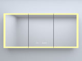 48 in. W x 30 in. H Rectangular Silver Aluminum Recessed/Surface Mount Medicine Cabinet with Mirror W2122P329733