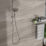 5" Multi Function Dual Shower Head, with Adjustable Slide Bar,Brushed Nickel W1243136681