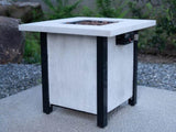 25" H Outdoor Patio Propane Gas Fire Pit Table - 50,000 BTU High-temperature-resistant carving W2691P231712