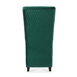 23.03" Wide High-Back Velvet Accent Chair, Comfy High Wingback Chair, Living Room Chair with Soft W68041069