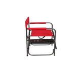 Director Chair with Side Table, Red 74608917