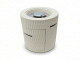 26" Propane Fire Pit, Outdoor Gas Patio Fire Pit 40,000 BTU, Cylindrical Concrete Fire Pit with W5727P465776