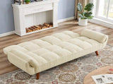 New Design Linen Sofa Furniture Adjustable Backrest Easily Assembled Reclinerst-BEIGE 22487251