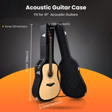 ZNTS Guitar Hard Case for Acoustic Guitar made of hard plywood wrapped in PU leather（No shipment on 15414695