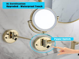 360 degree rotation waterproof button shaving mirror 33437493