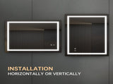 LED Mirror with Touch Buttons control 31035988