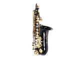 Be Brass Carving Pattern Pearl White Shell Button Saxophone with Strap Black 68095818