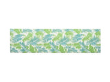 2" THICK FLORAL CHAISE LOUNGE CUSHION IN LEAF COCONUT - WATERPROOF FOLDABLE 2-PART DESIGN - FOR N770P253018L