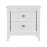 Breeze Four-Legged Modern Bedroom Nightstand, with Two Drawers B128P148672