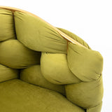 Luxury modern simple leisure velvet single sofa chair bedroom lazy person household dresser stool W1170109315
