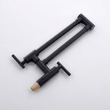 Brass Pot Filler,Wall Mount Commercial Pot Filler Faucet,Brass Copper Material Kitchen Folding W1932P144229