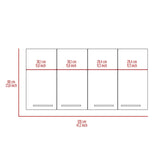 120 Wall Cabinet , Four Doors, Two Cabinets, Two Shelves -White B20091818