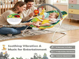 Ergonomic Infant Rocking Bouncer with Adjustable Volume & Vibration Levels, Sturdy Metal Frame 49732360